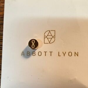 Abbott Lyon Gold Infinity Bracelet Charm